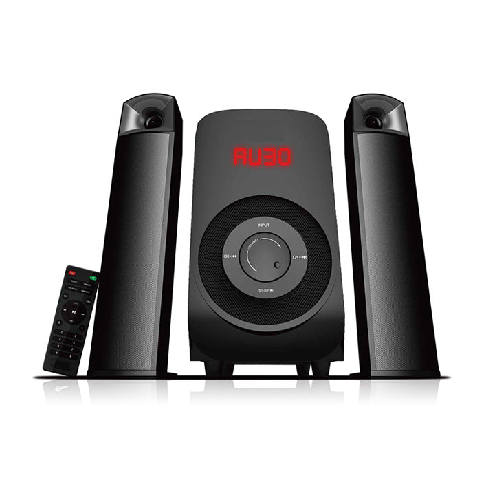 Pii Tech 2.1 Channel 100W Max Power and 40W RMS Home Theatre System with 2 Satellite Speakers / Convertible Soundbar