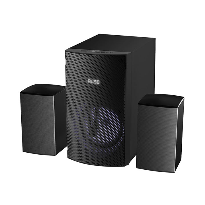 Pii Tech 2.1 Channel 125W Max Power and 50W RMS Power Home Theatre System with 2 Satellite Speakers and LED Display