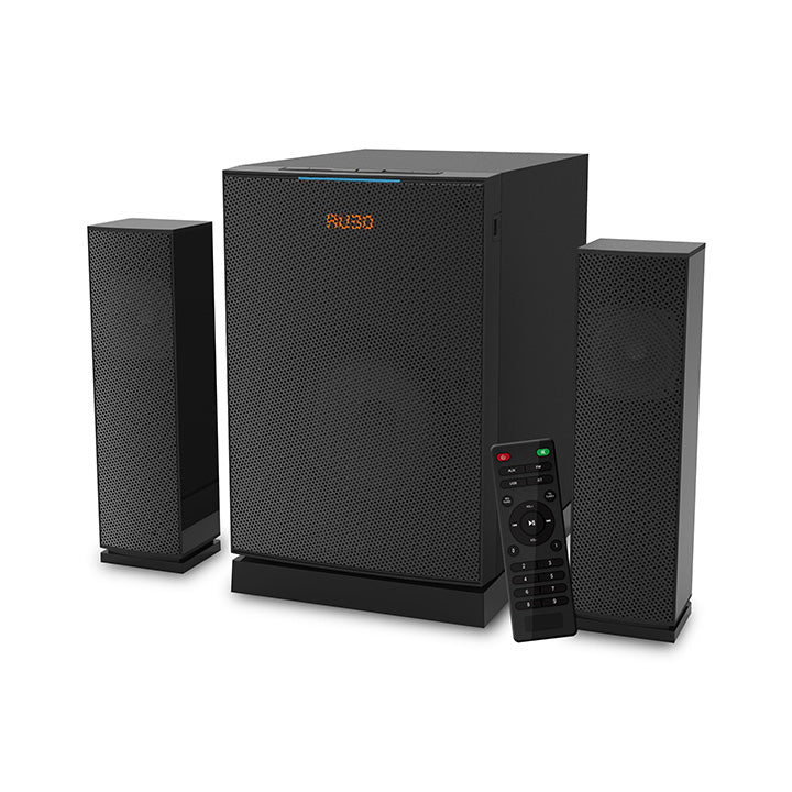 Pii Tech 2.1 Channel 200W Max Power and 80W (RMS) output Multimedia Home Theatre System with 2 Satellite Speakers