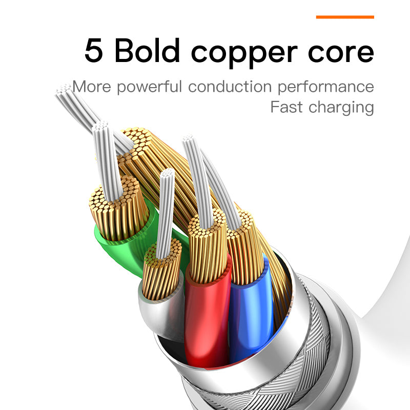 Pii Tech Unbreakable 3A Fast Charging Cable, USB Type A to C, Nylon Braided, 1.2 metre length