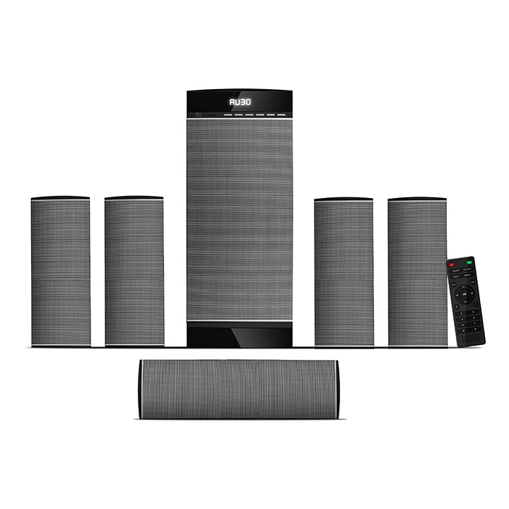 Pii Tech 5.1 Channel 360W Max Power and 145W (RMS) Output Home Theatre System with 5 Satellite Speakers