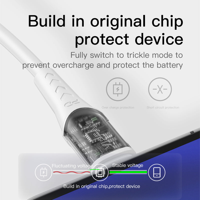 Pii Tech 60W PD Super Fast Charging Cable, USB Type C to C, 1 metre length