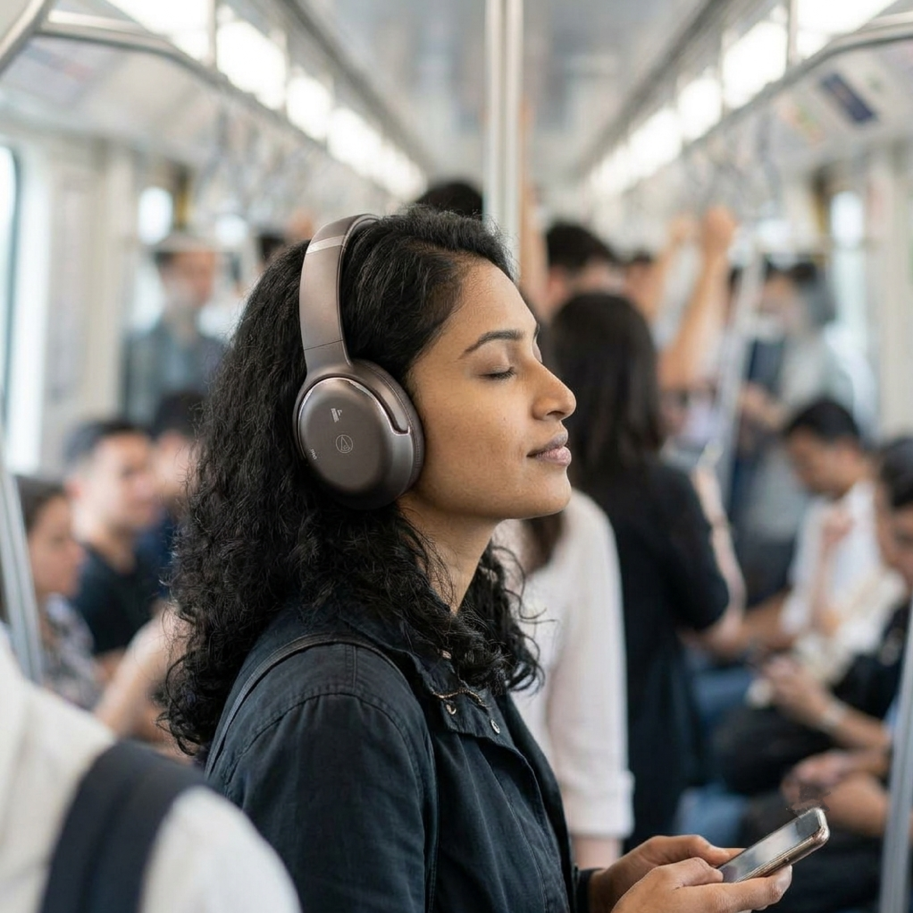 Pii Tech Anthem Bluetooth Headphone with Stunning Sound Quality, Active Noise Cancellation (ANC), 60 hrs playback and Premium Carry Case