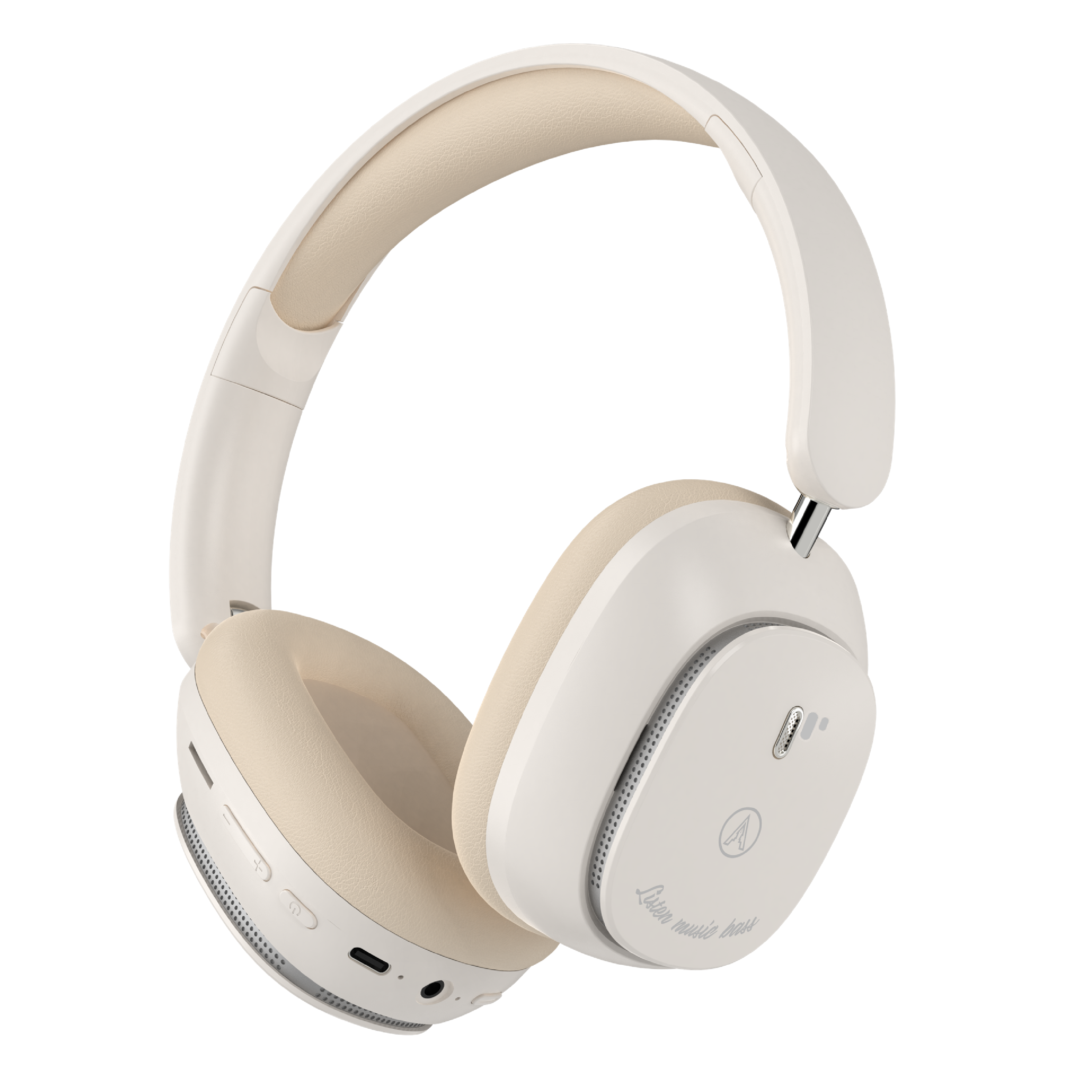 Pii Tech Aura - ANC, Bluetooth Wireless Headphone with Superb Sound Quality, Active Noise Cancellation (ANC), 60 hrs playback and Premium Carry Case