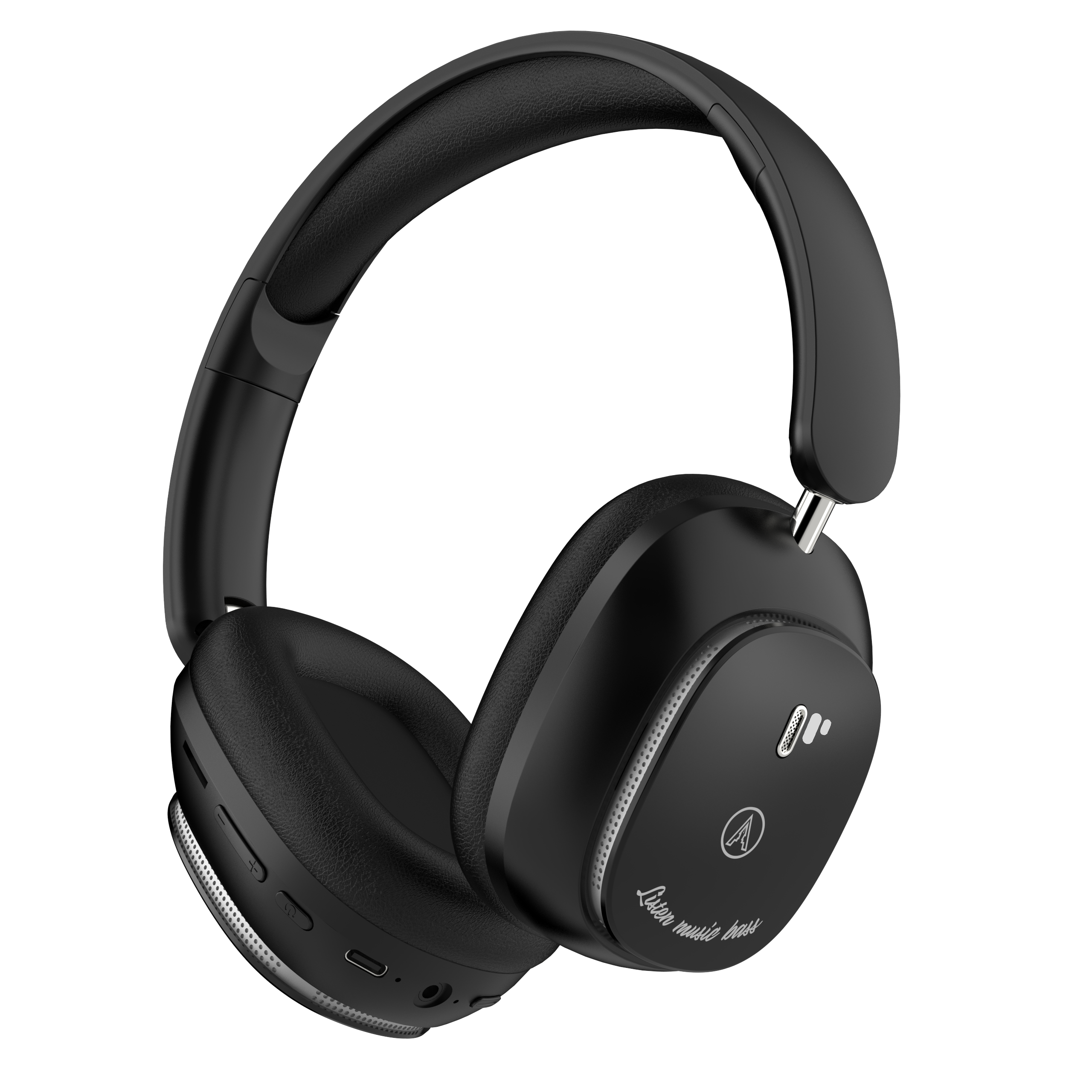 Pii Tech Aura - ANC, Bluetooth Wireless Headphone with Superb Sound Quality, Active Noise Cancellation (ANC), 60 hrs playback and Premium Carry Case