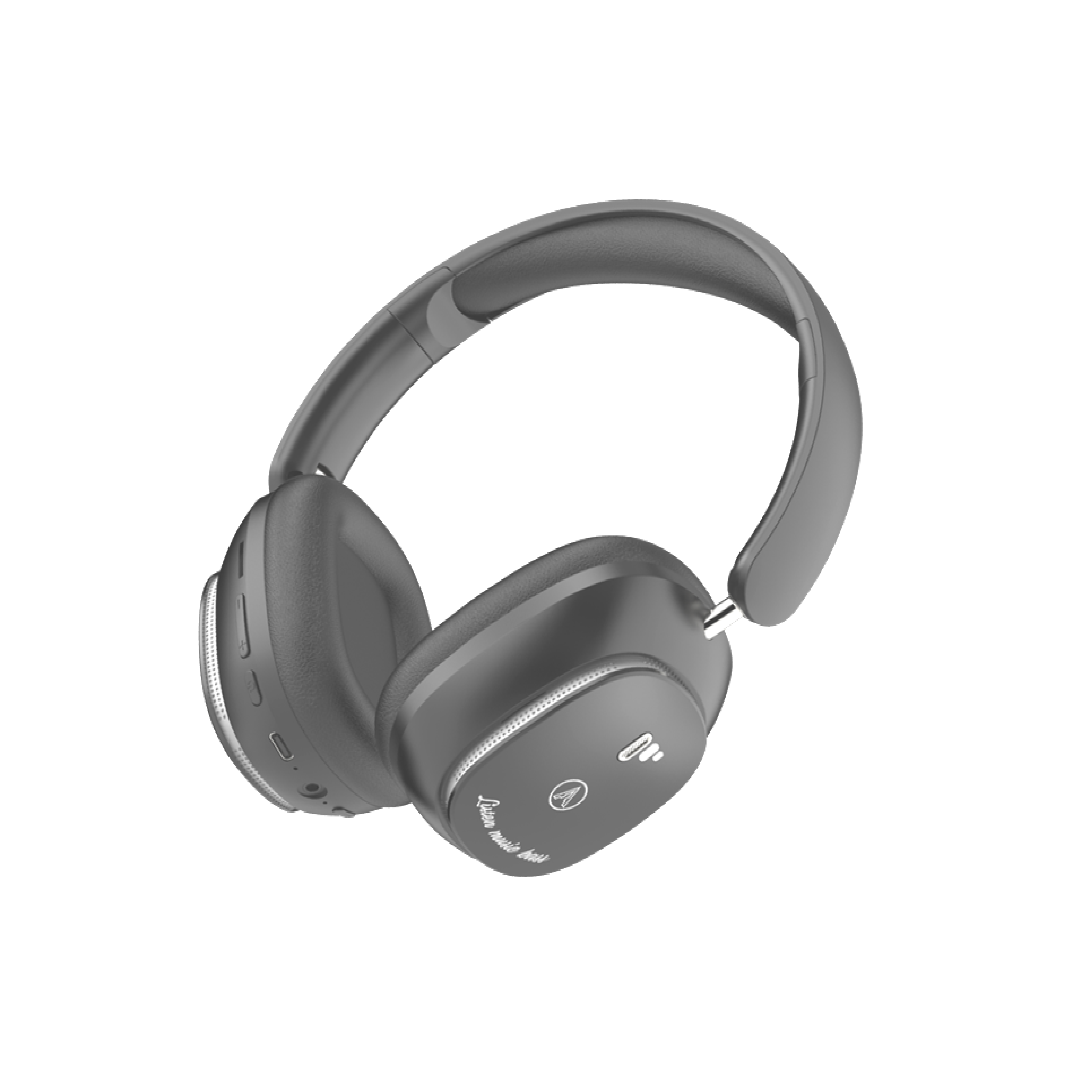 Pii Tech Aura - ANC, Bluetooth Wireless Headphone with Superb Sound Quality, Active Noise Cancellation (ANC), 60 hrs playback and Premium Carry Case