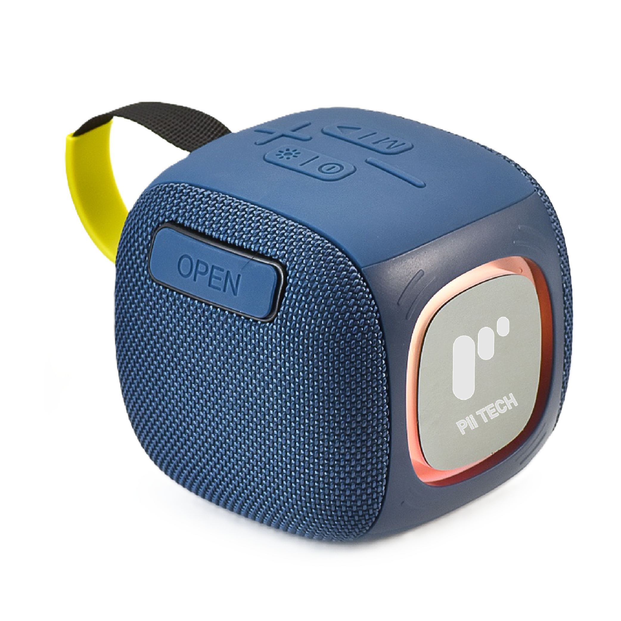 Pii Tech BassPower X, 16W Bluetooth Wireless Speaker with Powerful Sound, Deep Bass and RGB LED Lights