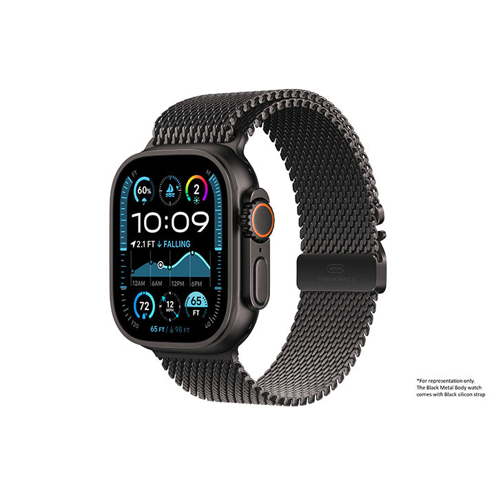 Pii Tech Blaze Smartwatch with 2.01" AMOLED Screen, Working Crown and Metal Body