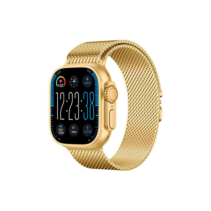 Pii Tech Blaze Smartwatch with 2.01" AMOLED Screen, Working Crown and Metal Body