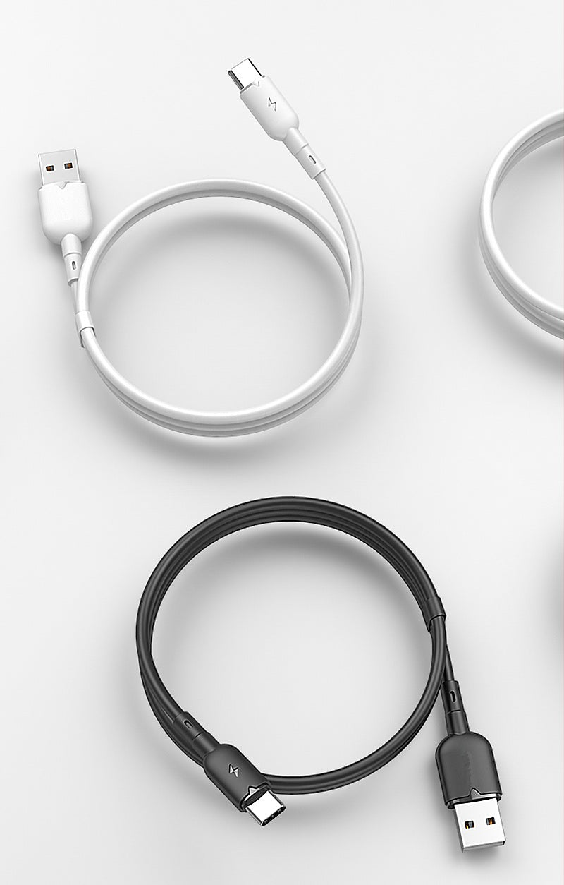 Pii Tech Fast Charging Cable, Anti-Break build quality, USB Type A to C, 1 meter length