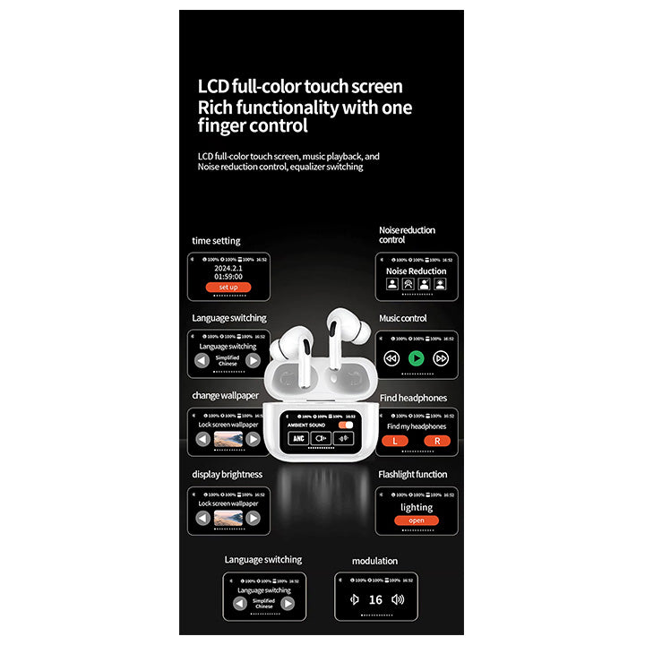 Pii Tech Fusion Combo (2.01" Smartwatch + 7 Changeable Straps)