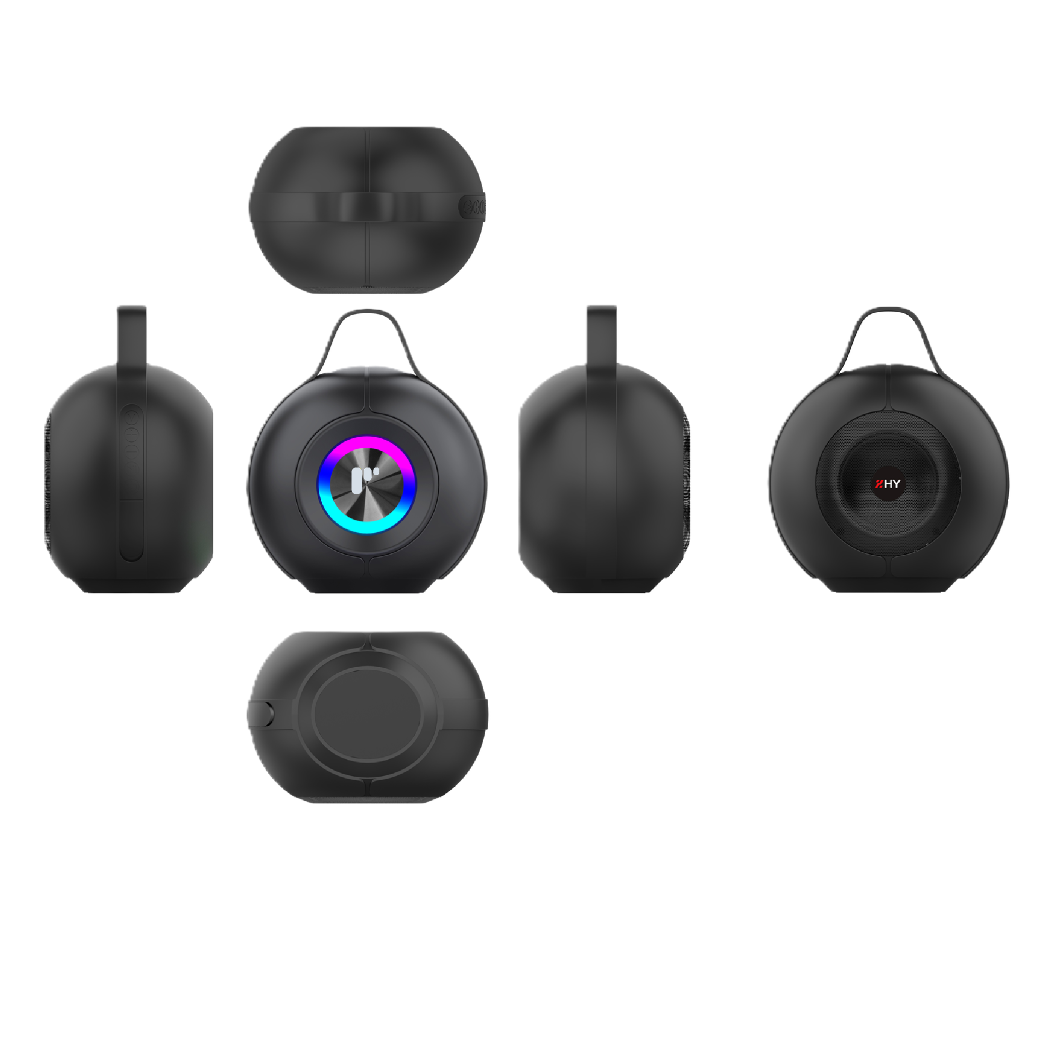 Pii Tech HY 10W Bluetooth Wireless Speaker with Colorful LED Lights
