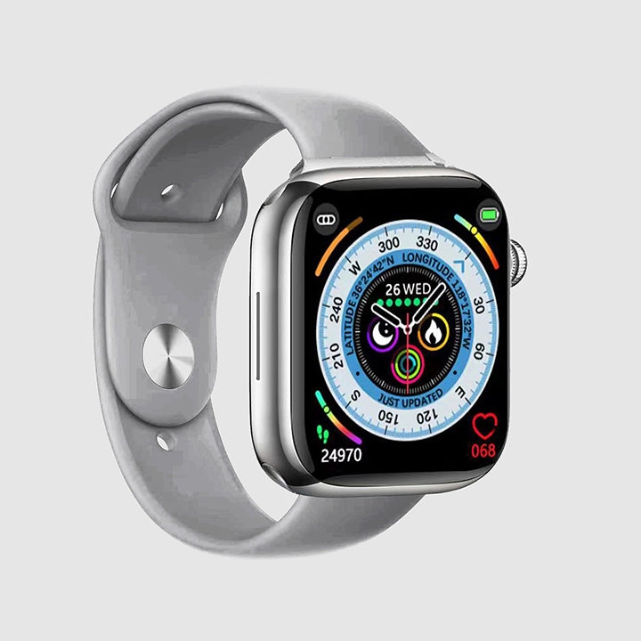 Pii Tech NeonPlus Smartwatch with 2.01" AMOLED Screen, Metal Body and 2 changeable straps