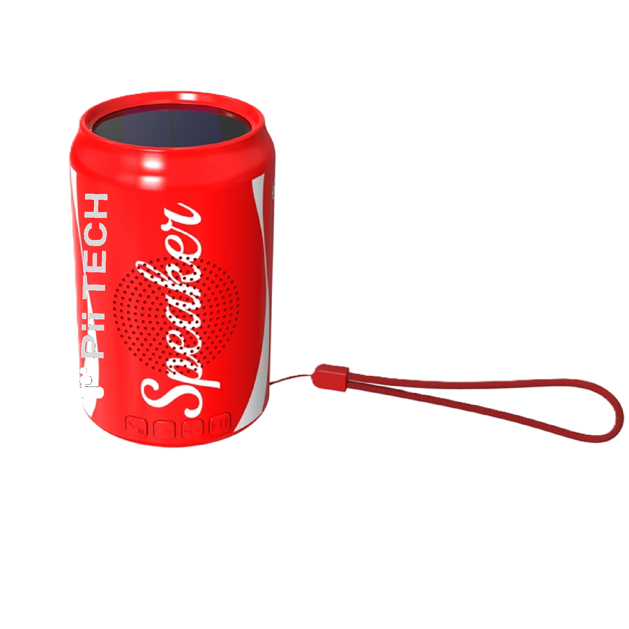 Pii Tech iCan, Stylish 5W Bluetooth Speaker with Torch and Solar charging