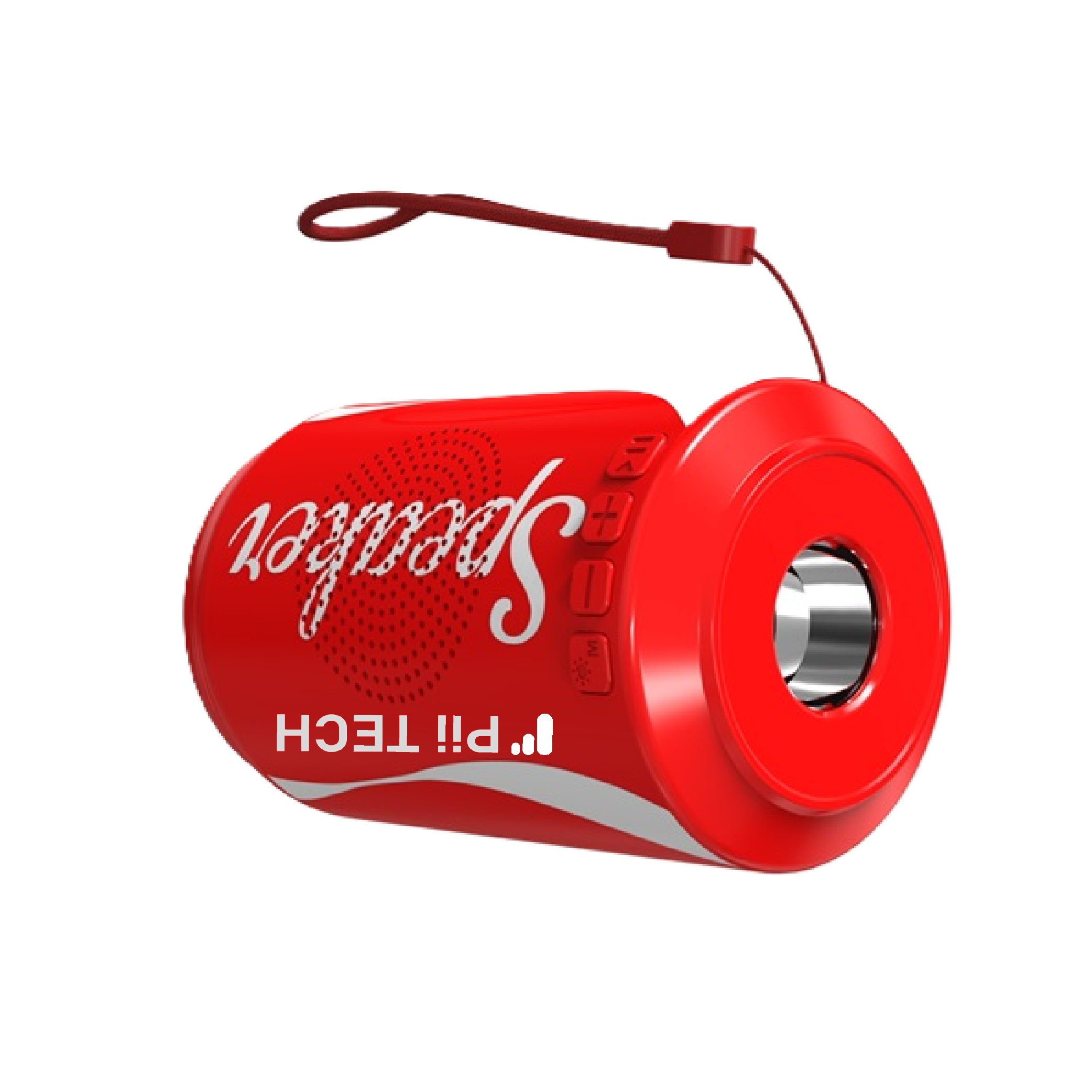 Pii Tech iCan, Stylish 5W Bluetooth Speaker with Torch and Solar charging