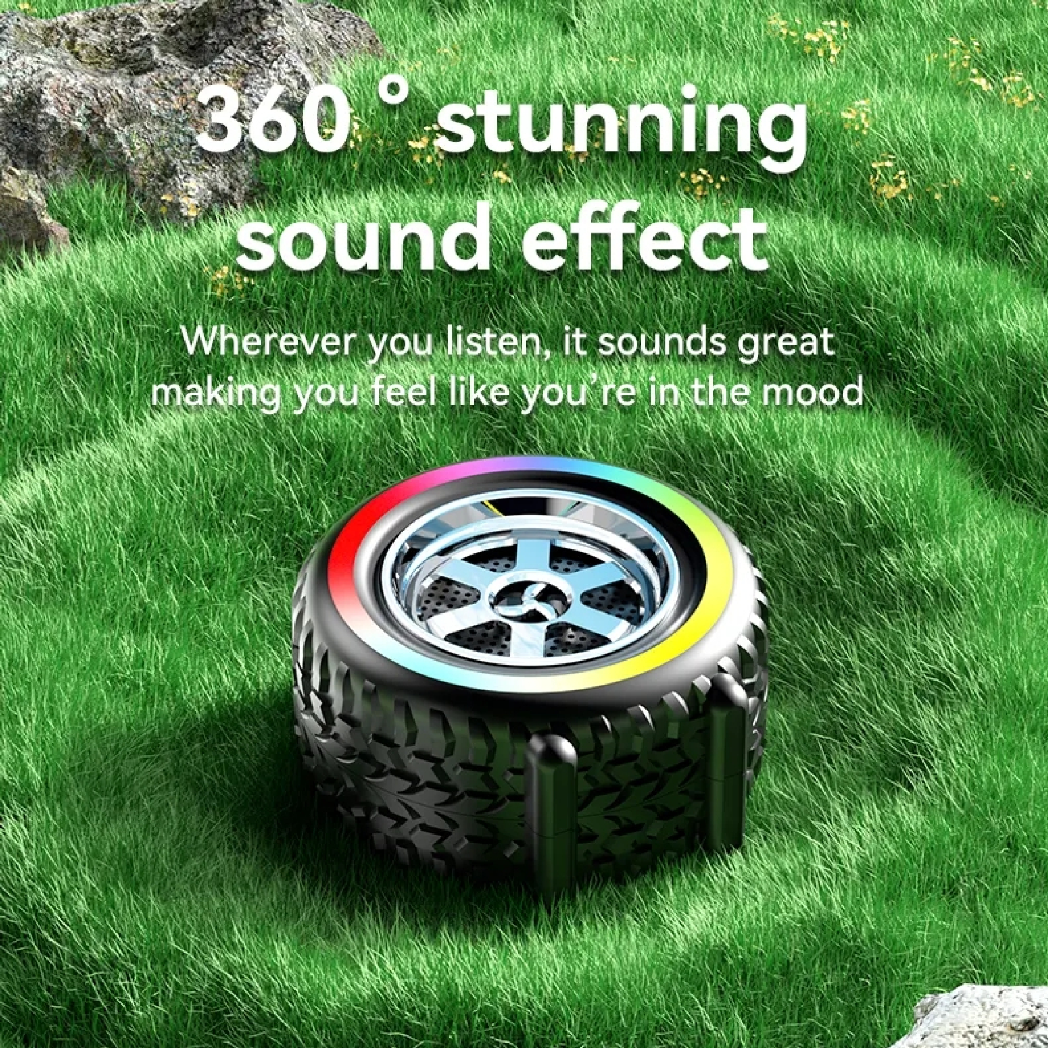 Pii Tech i-Ride, Stylish 10W Bluetooth Wireless Speaker