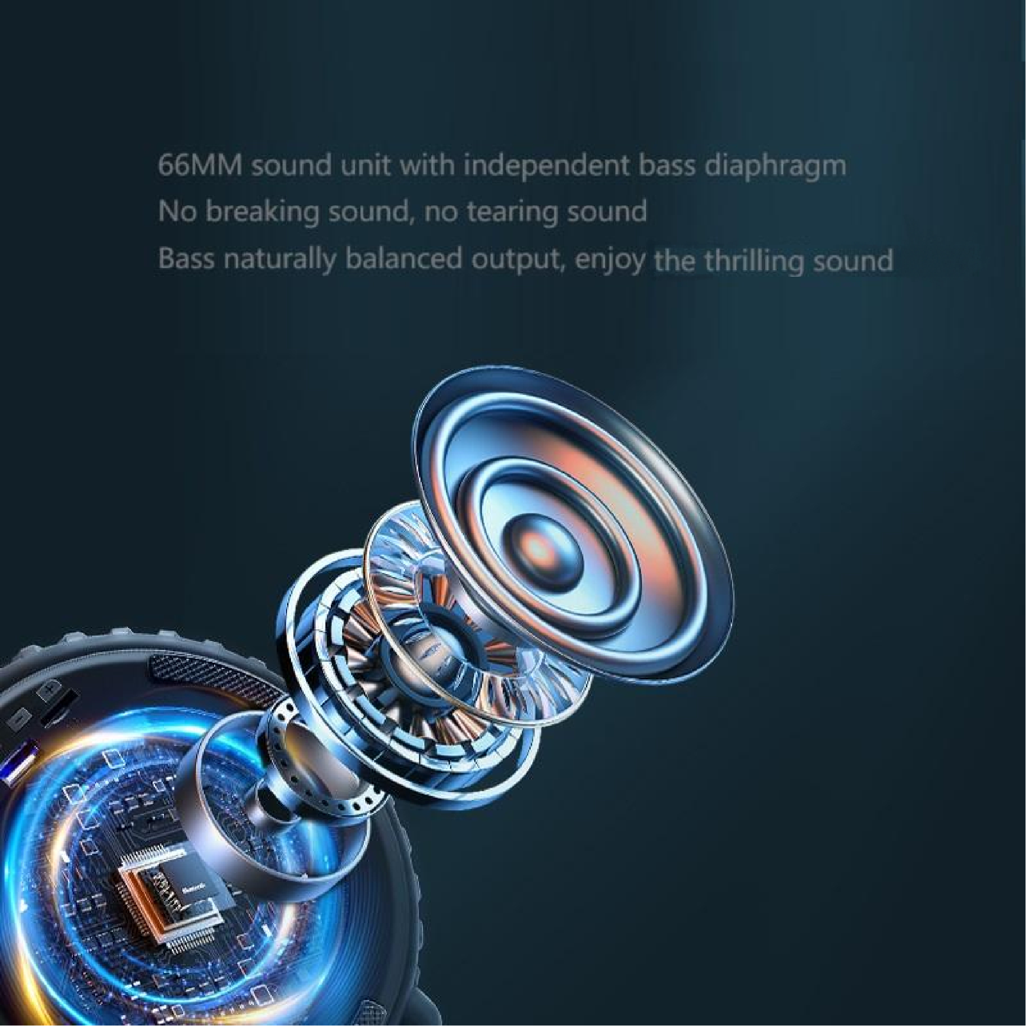 Pii Tech i-Ride, Stylish 10W Bluetooth Wireless Speaker