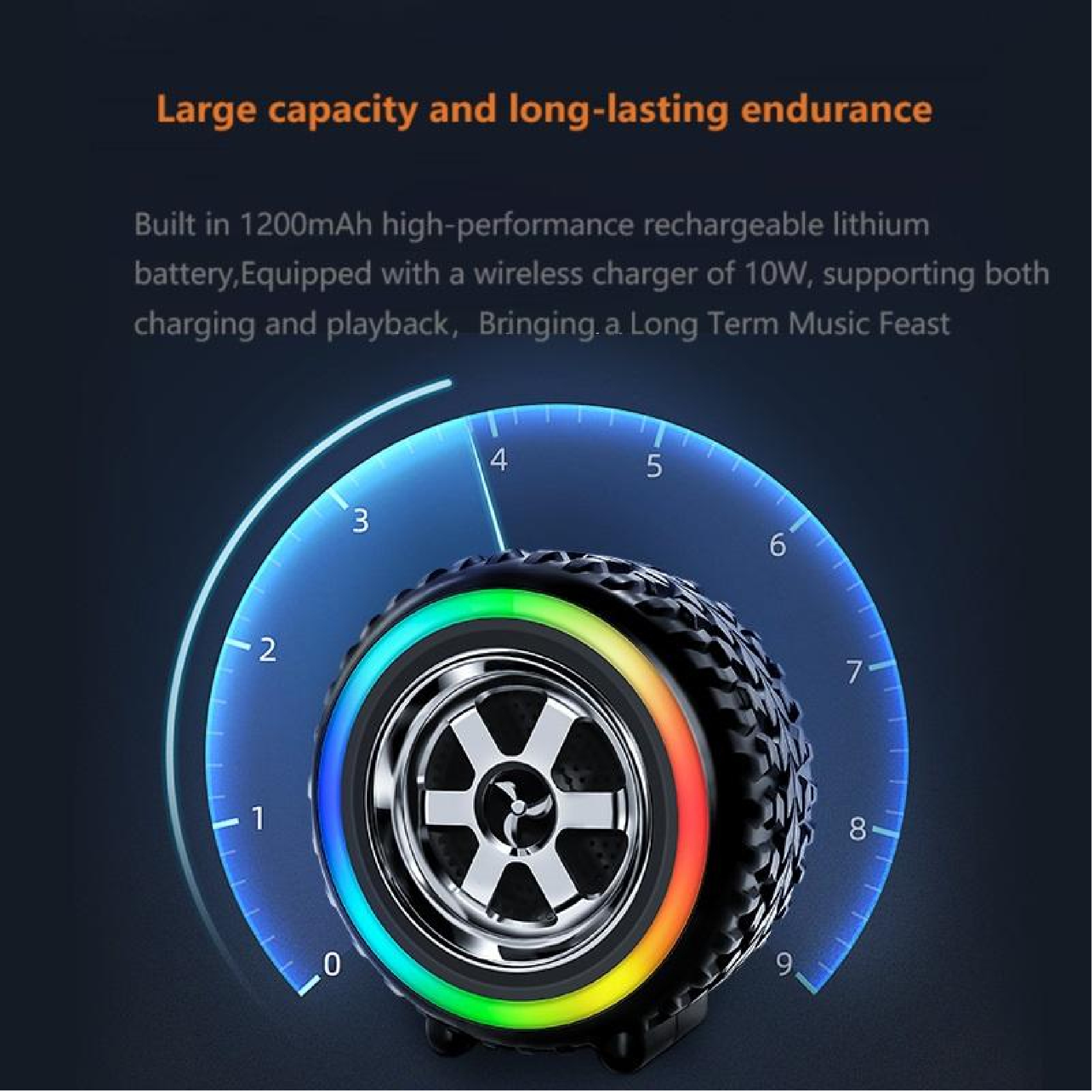 Pii Tech i-Ride, Stylish 10W Bluetooth Wireless Speaker